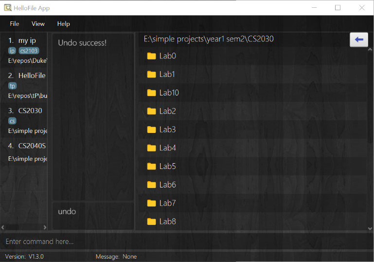 Fig. 4. Resizing filebar